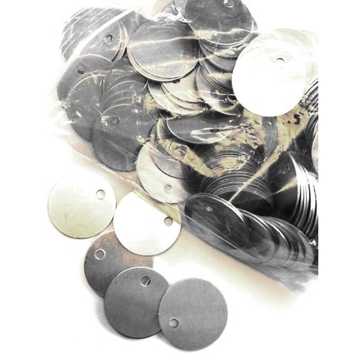 Werkzeugmarken Alu 30mm neutral  