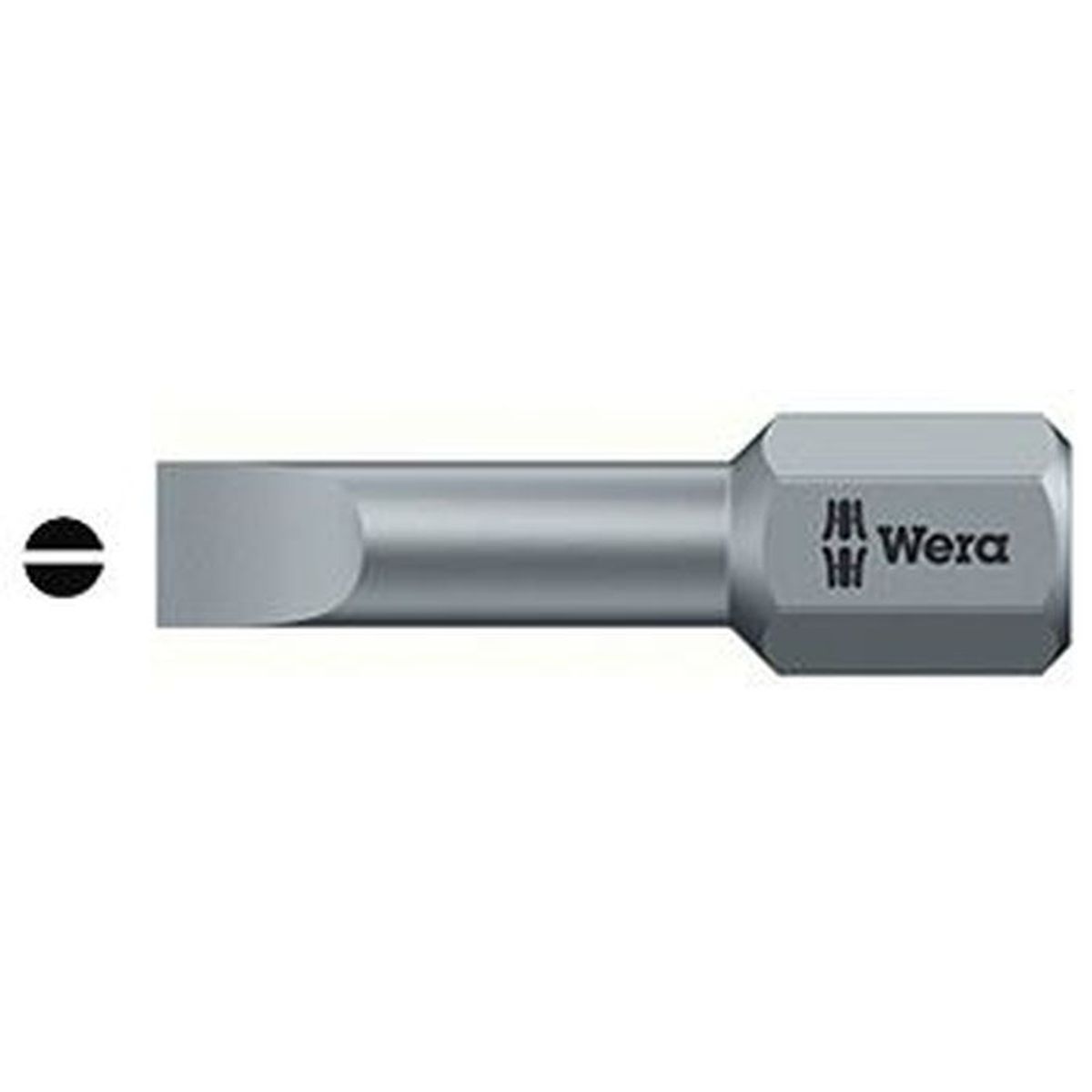 WERA Slotted Bits, Torsion zone 800/1 TZ 1,0 x 5,5 x 25 mm