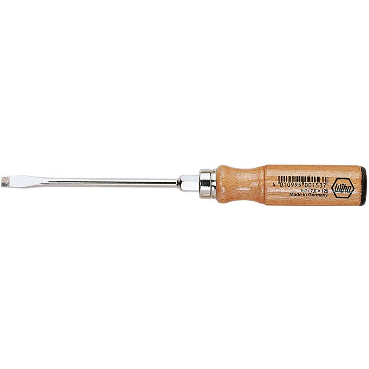 Wooden slotted screwdriver. WIHA