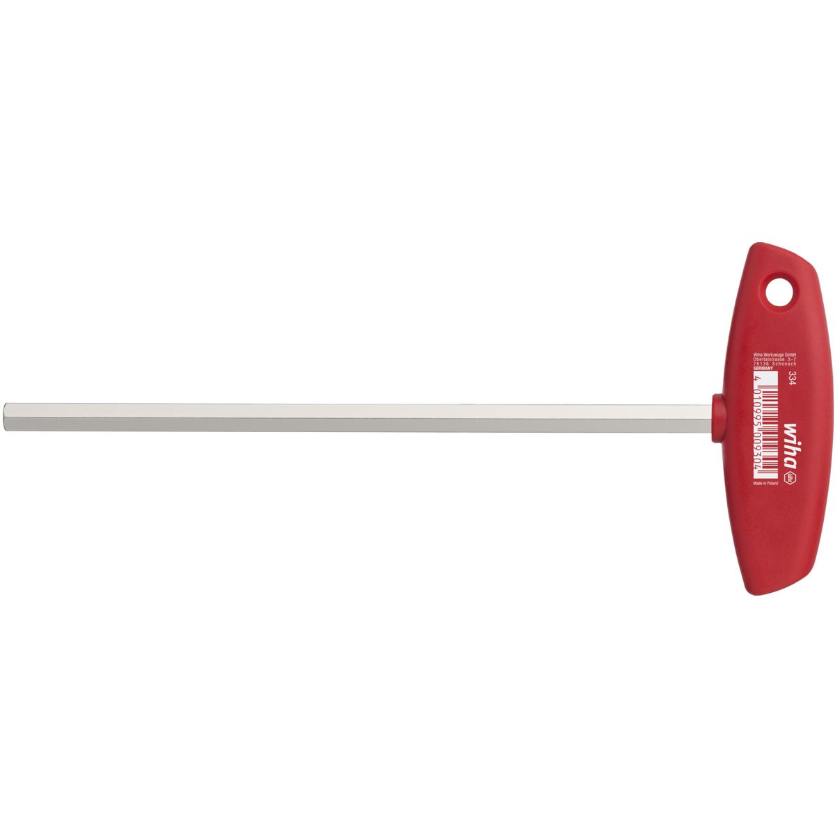 Hex driver with T-handle. WIHA