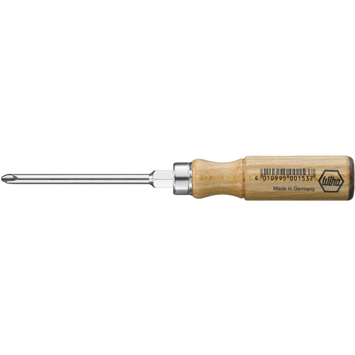 Wooden Phillips screwdriver. WIHA