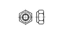 DIN985/ähnl. ISO10511 selbstsichernd Poly