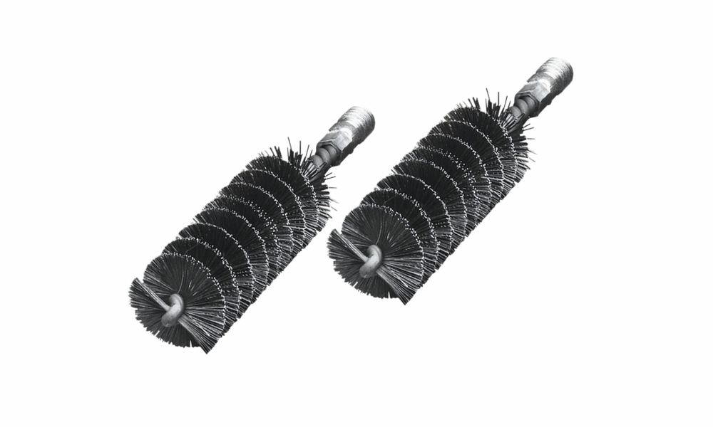 Wire brushes with shaft fitting